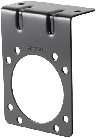 Curt Manufacturing Black Bracket for Round 6-Way and 7-Way Connectors * Part 58290