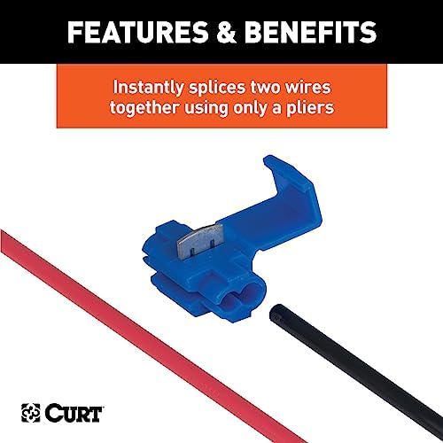 Curt Manufacturing 58280 1418 Gauge Wire Connector (100 Pack)