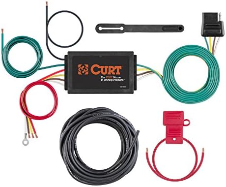 Curt Manufacturing 59187 Trailer Converter with Wiring Kit