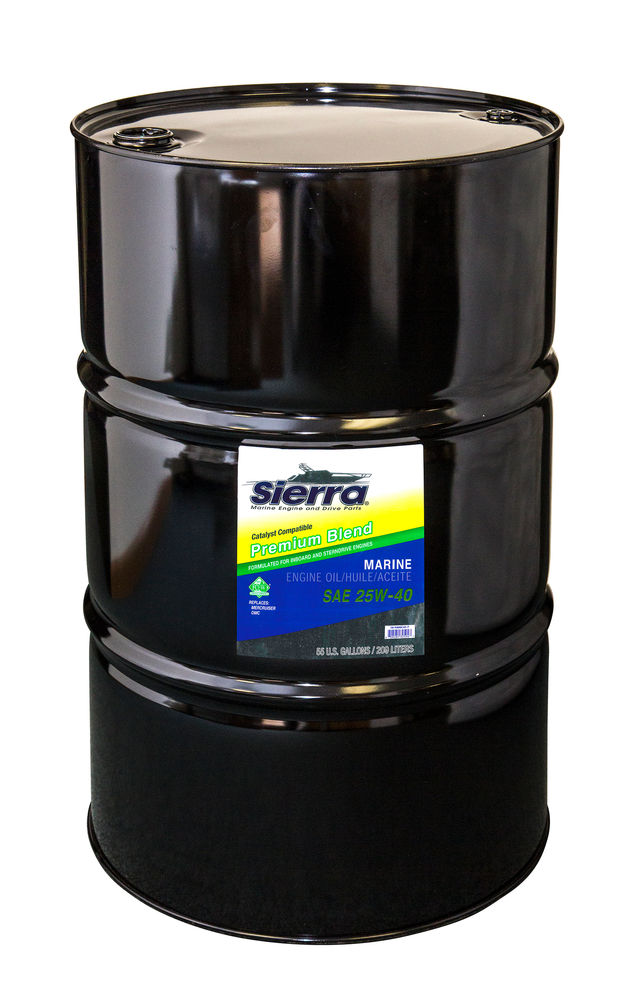 SierraMarine Catalyst Oil 25W40 - 55 Gallon Drum (Part #189400CAT7)