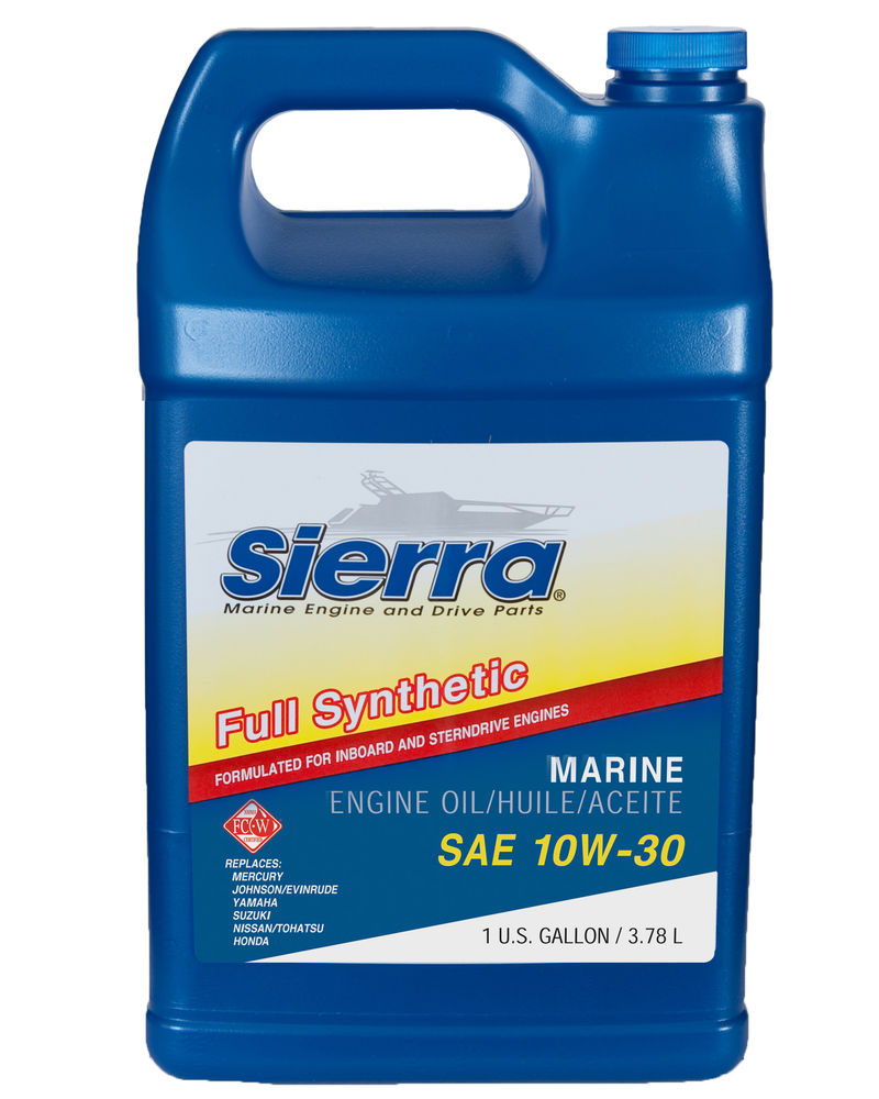 SIERRAMARINE 10W30 Synthetic Oil - Part Number 1896903
