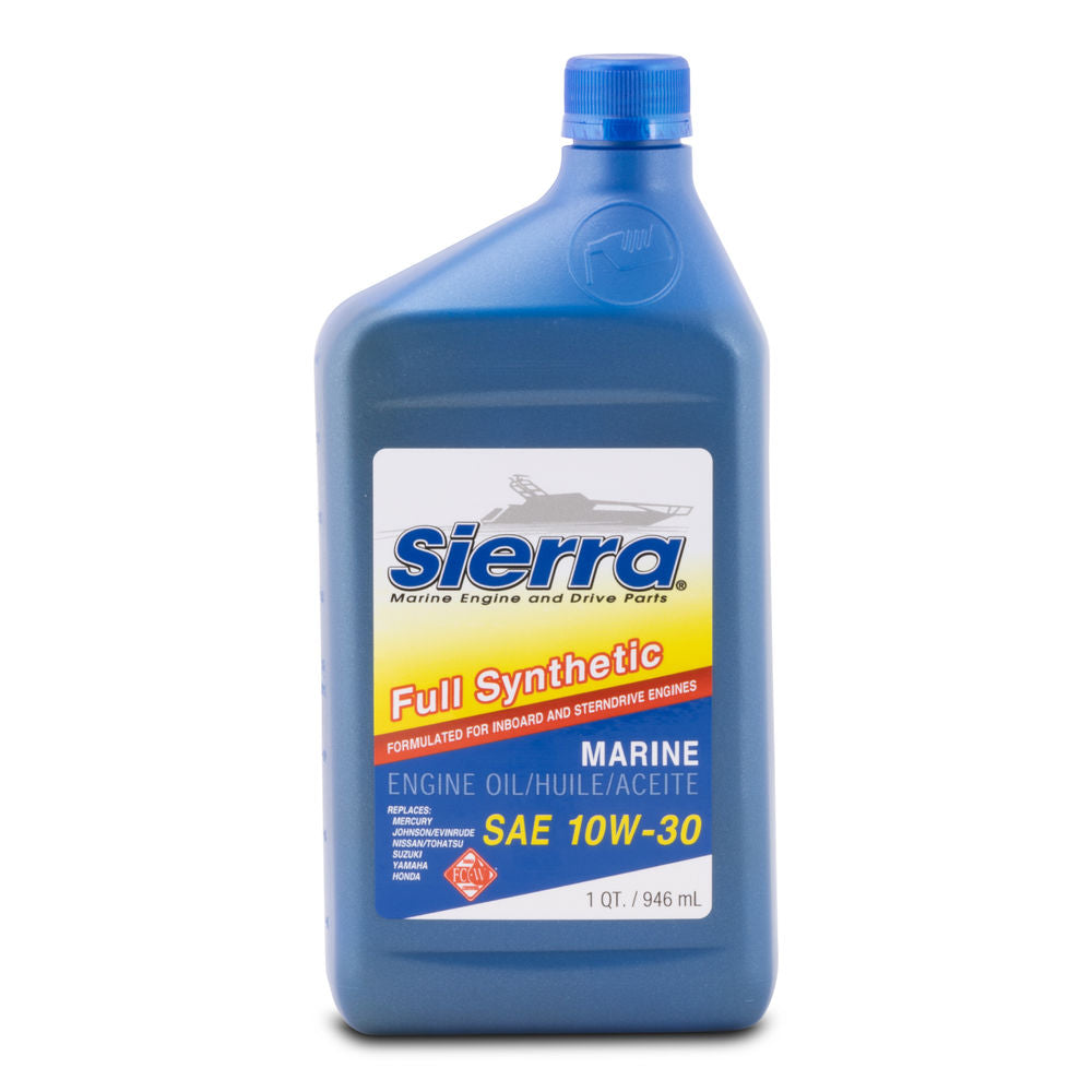 SIERRAMARINE 10W30 Synthetic Oil - Part Number 1896902