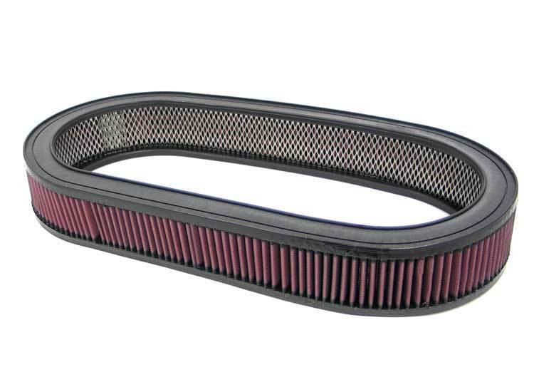K and N Engineering E-1963 Reusable Cotton Air Filter - Universal Oval Design