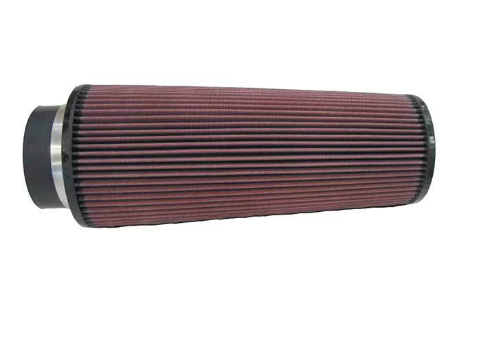 K AND N ENGINEERING RE-0880 Universal Air Filter - Reusable Cotton, Clamp-On Design