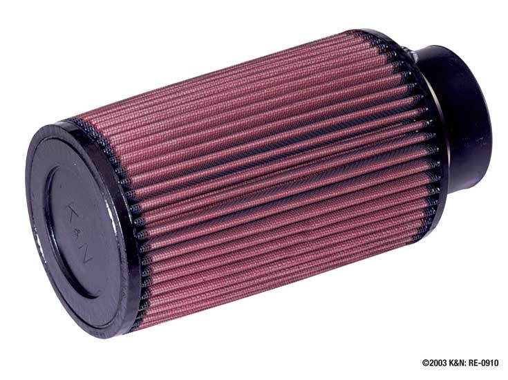 K and N Engineering RE-0910 Universal Air Filter - Reusable Cotton