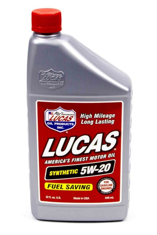 Lucas Oil Synthetic 5W20 Oil 1 Quart - Part Number LUC10082