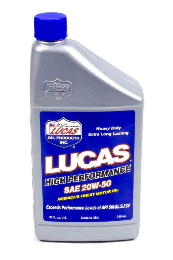 Lucas Oil 20W50 Plus Motor Oil - 1 Qt Conventional Oil