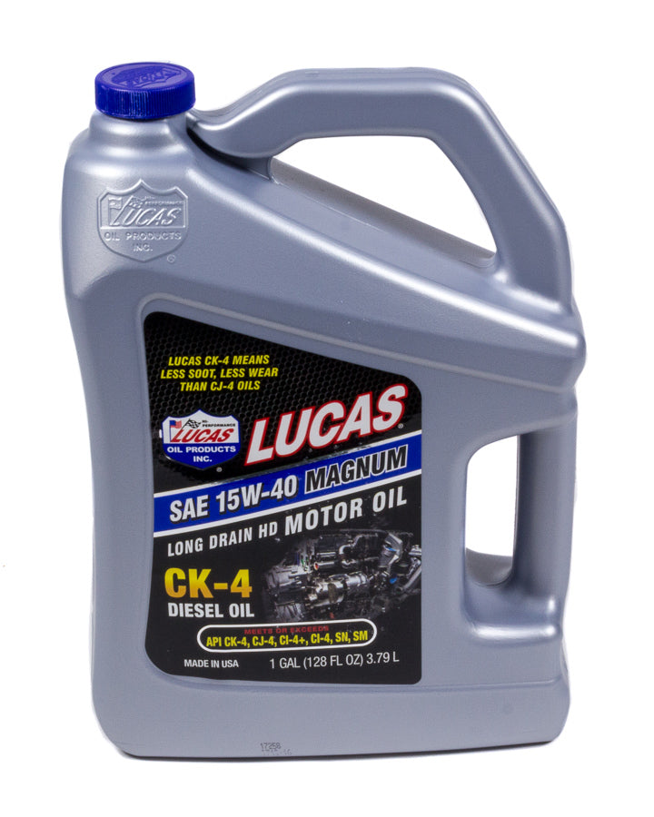 Lucas Oil LUC10287 SAE 15W40 Diesel Oil - 1 Gallon Jug