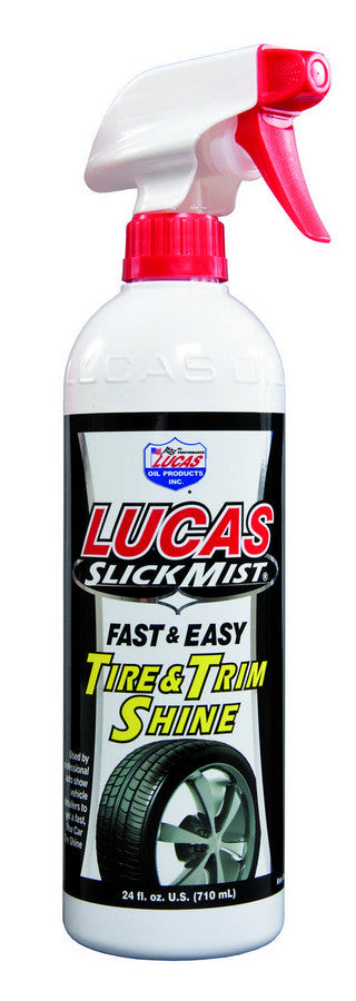 Lucas Oil Slick Mist Tire & Trim Shine 24oz - Ultimate Gloss and Protection