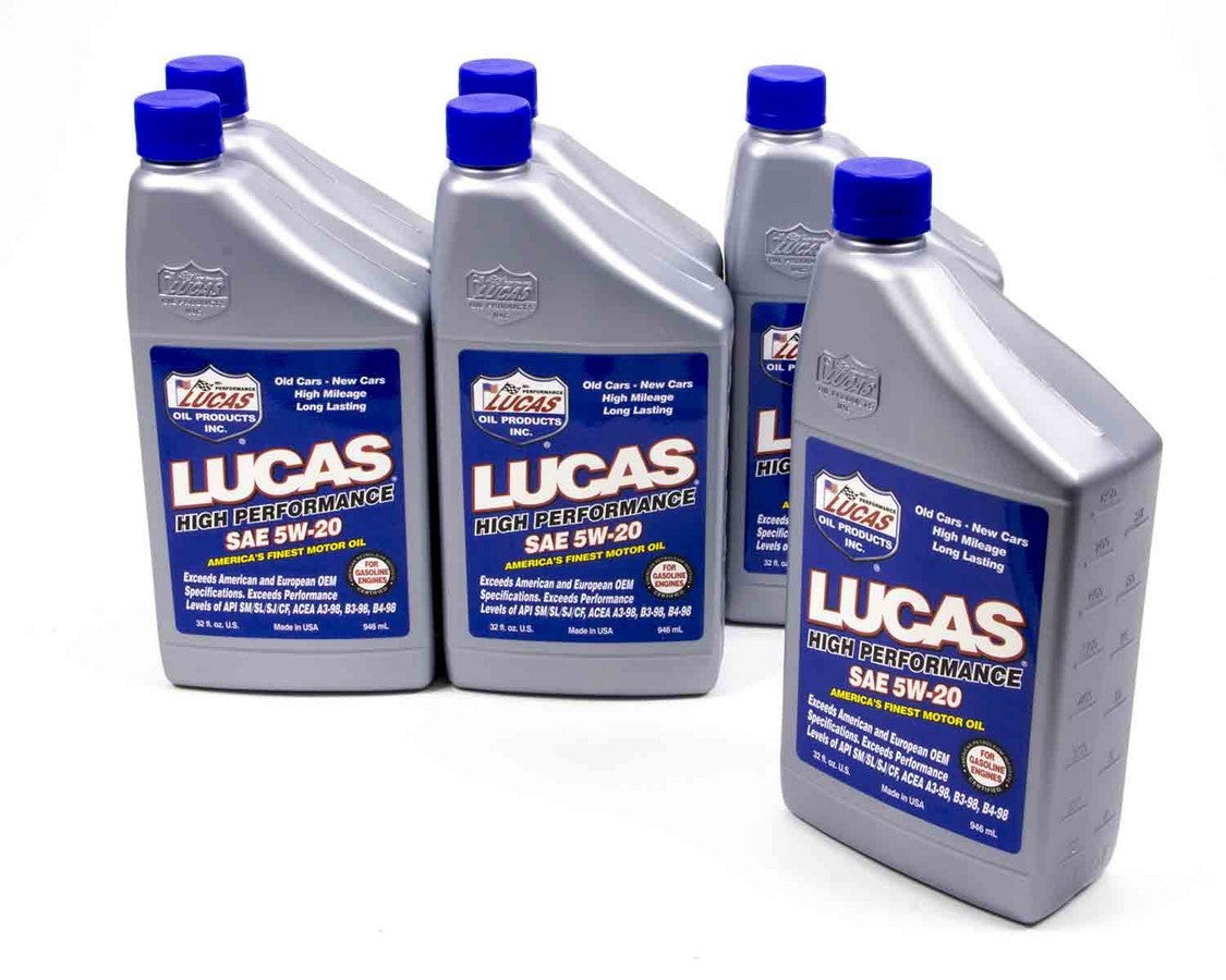 Lucas Oil 10516 SAE 5W20 Motor Oil - 6 Quart Set