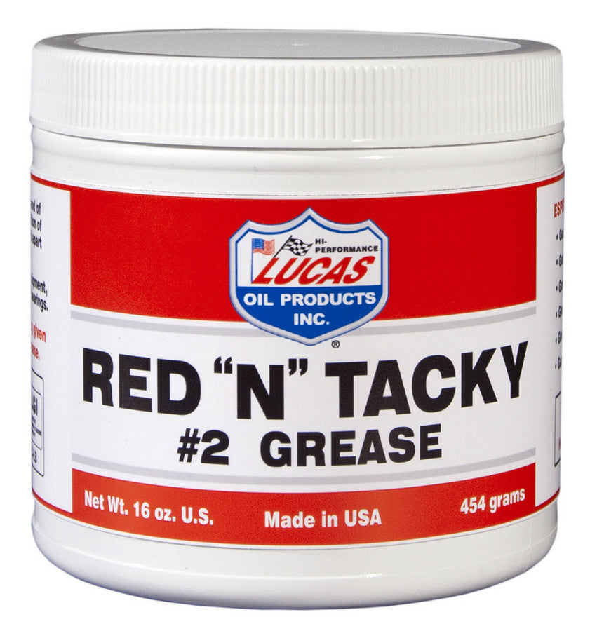 Lucas Oil Red N Tacky Grease 1lb Tub - LUC10574