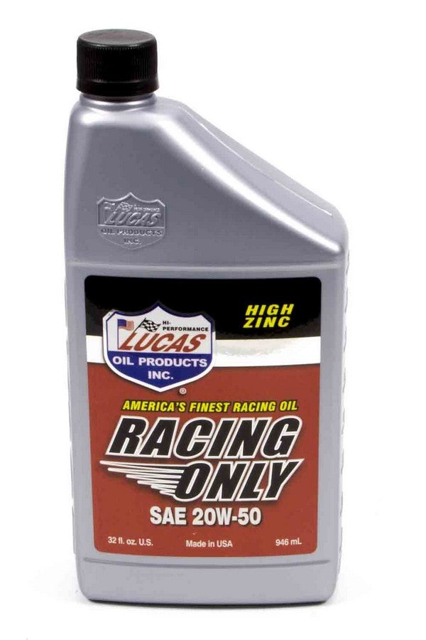Lucas Oil 20W50 Racing Oil - 1 Quart Semi-Synthetic