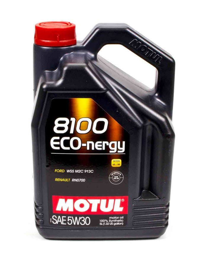 MOTUL USA 8100 Eco-Nergy 5W30 Synthetic Motor Oil - 5 Liters