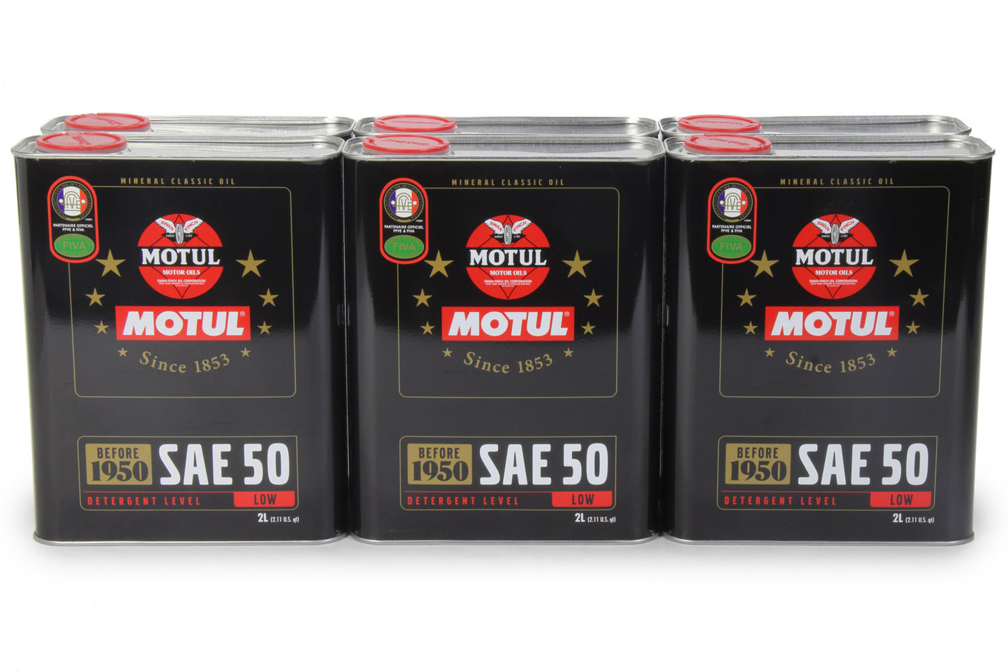 MOTUL USA Classic Oil SAE 50W - Case of 6 x 2 Liter