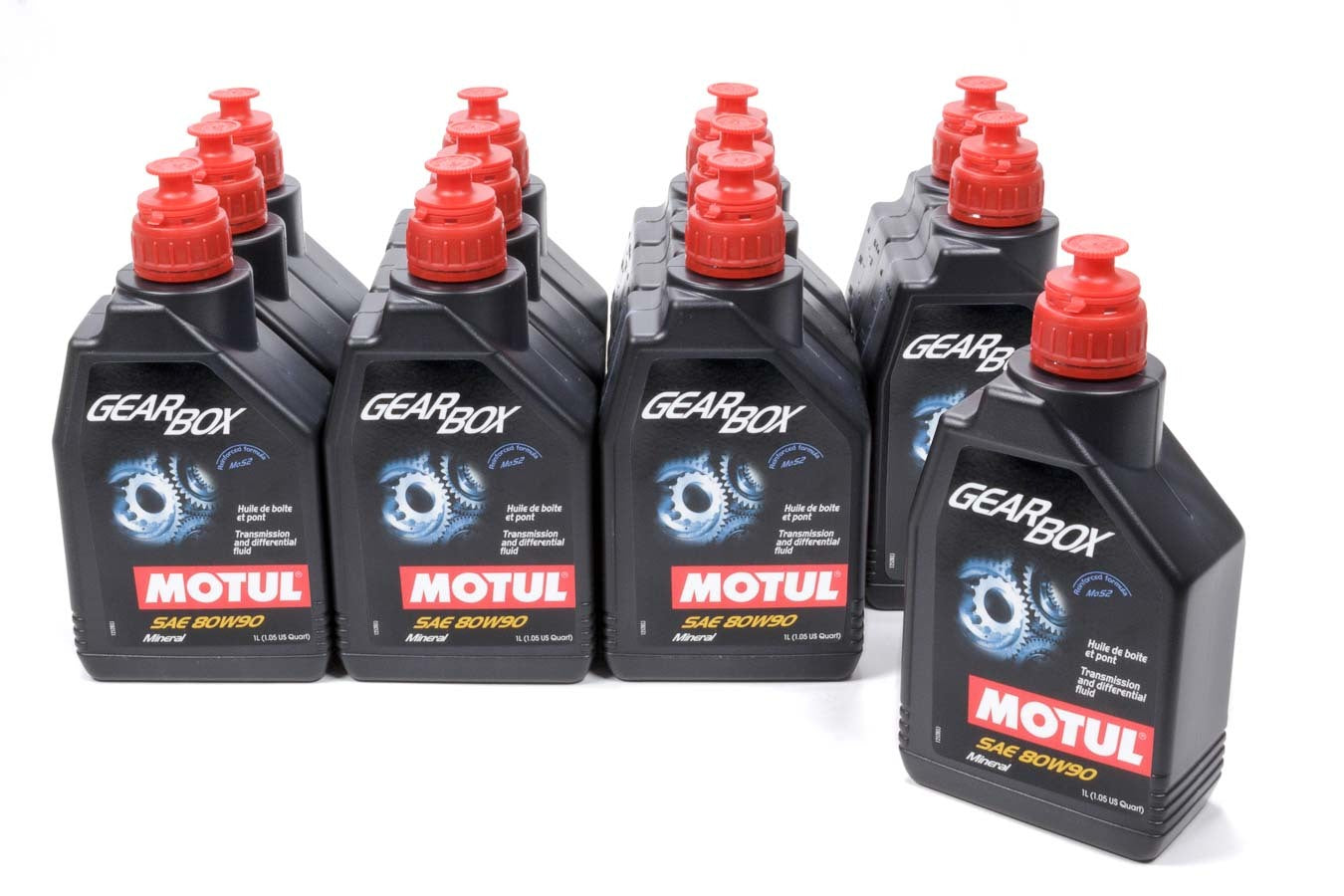 MOTUL USA 105787 Gearbox Oil 80W90 GL4/GL-5 - 12 x 1 Liter Set