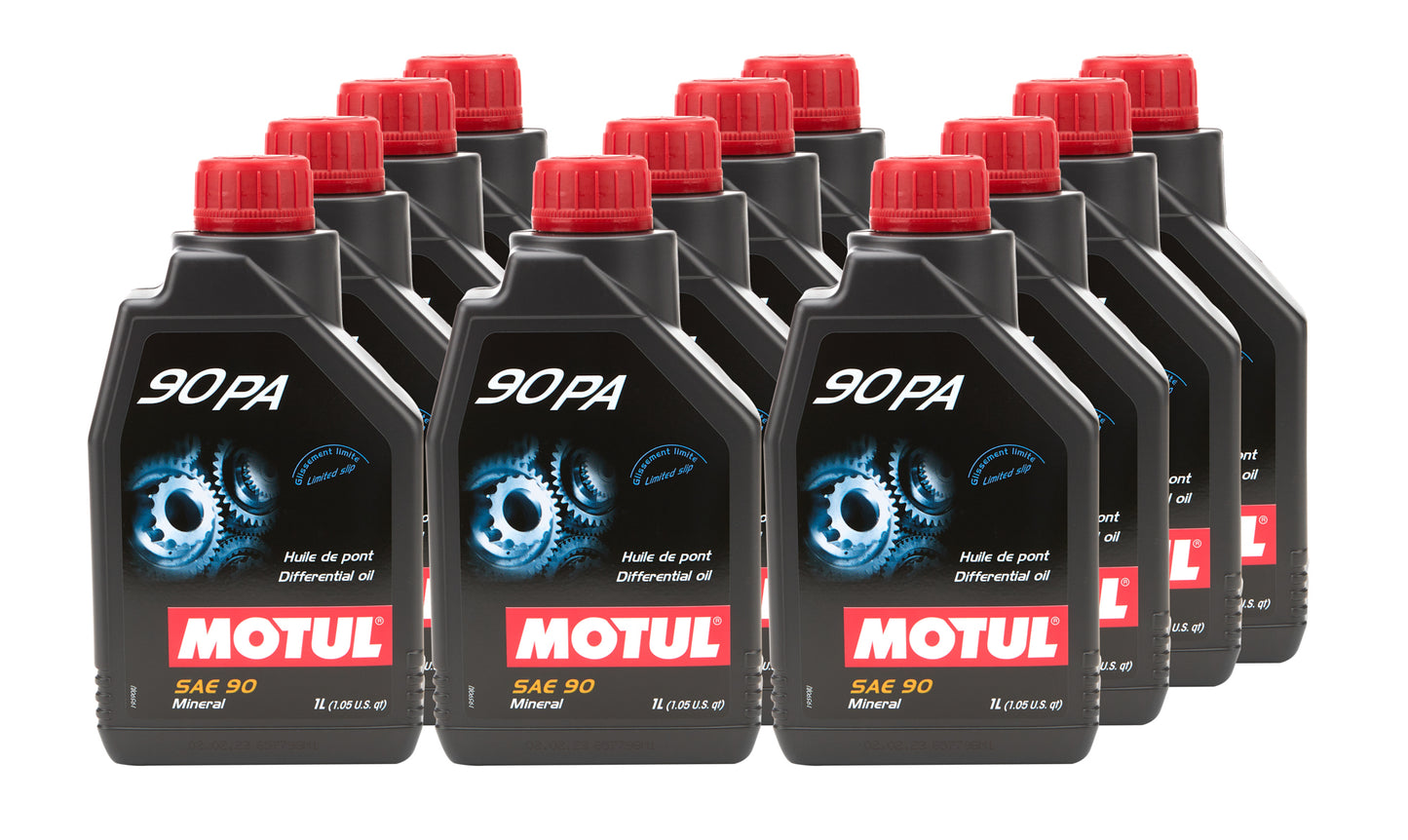 MOTUL USA 111922 90PA Limited Slip Diff Oil Case - 12 x 1 Liter Bottles