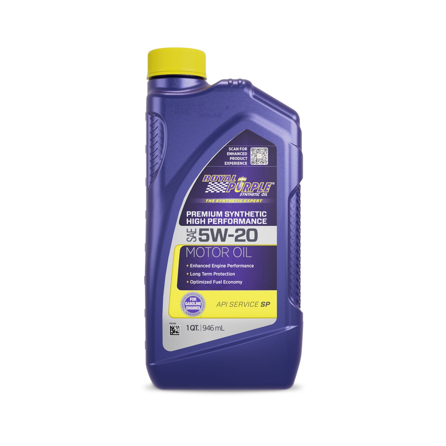 Royal Purple ROY01520 5W20 Multi - Grade Synthetic Motor Oil - 1 Quart - Autosphere