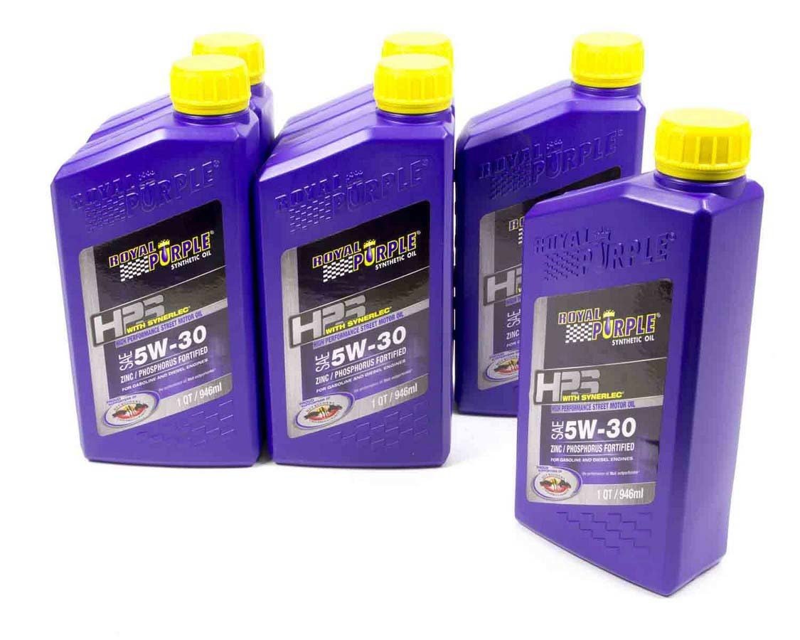 Royal Purple 36530 5W30 HPS Multi - Grade Oil Case - 6 Quarts - Autosphere