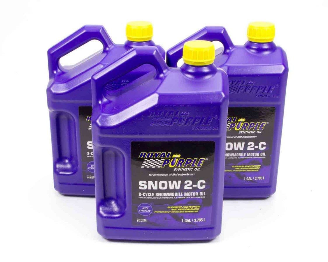 Royal Purple 43511 Snowmobile 2 Cycle Oil Case - 3x1 Gallon - Autosphere