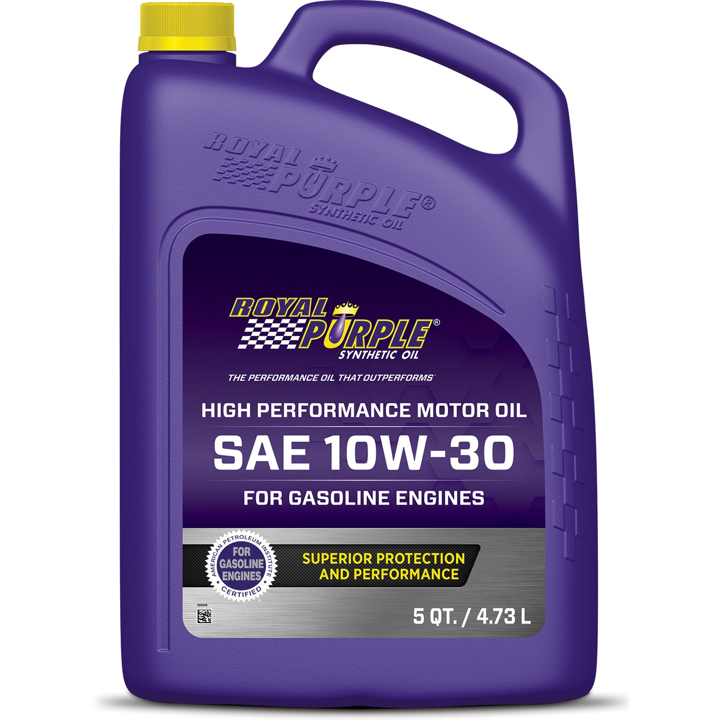 Royal Purple 10W30 Multi - Grade Synthetic Motor Oil - 5 Quart Bottle - Autosphere