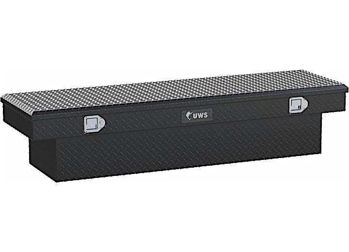 UWS United Welding Services TBS-69-BLK Black 69-Inch Single Lid Fiberglass Storage Toolbox