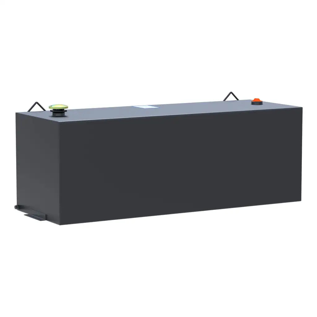 UWS United Welding Services Matte Black 100 Gallon Rectangle Steel Transfer Tank (Part #ST-100-RT-MB)