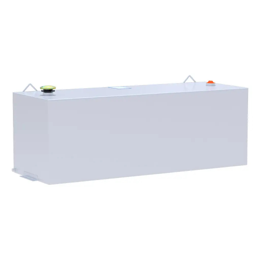 UWS/United Welding Services White 100 Gallon Rectangle Steel Transfer Tank (Part #ST-100-RT-W)