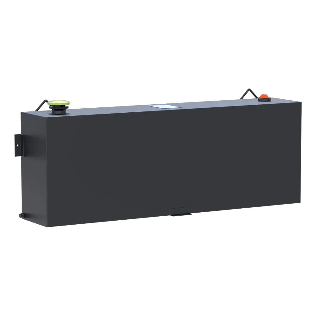 UWS United Welding Services 45-Gallon Steel Rectangle Transfer Tank in Matte Black