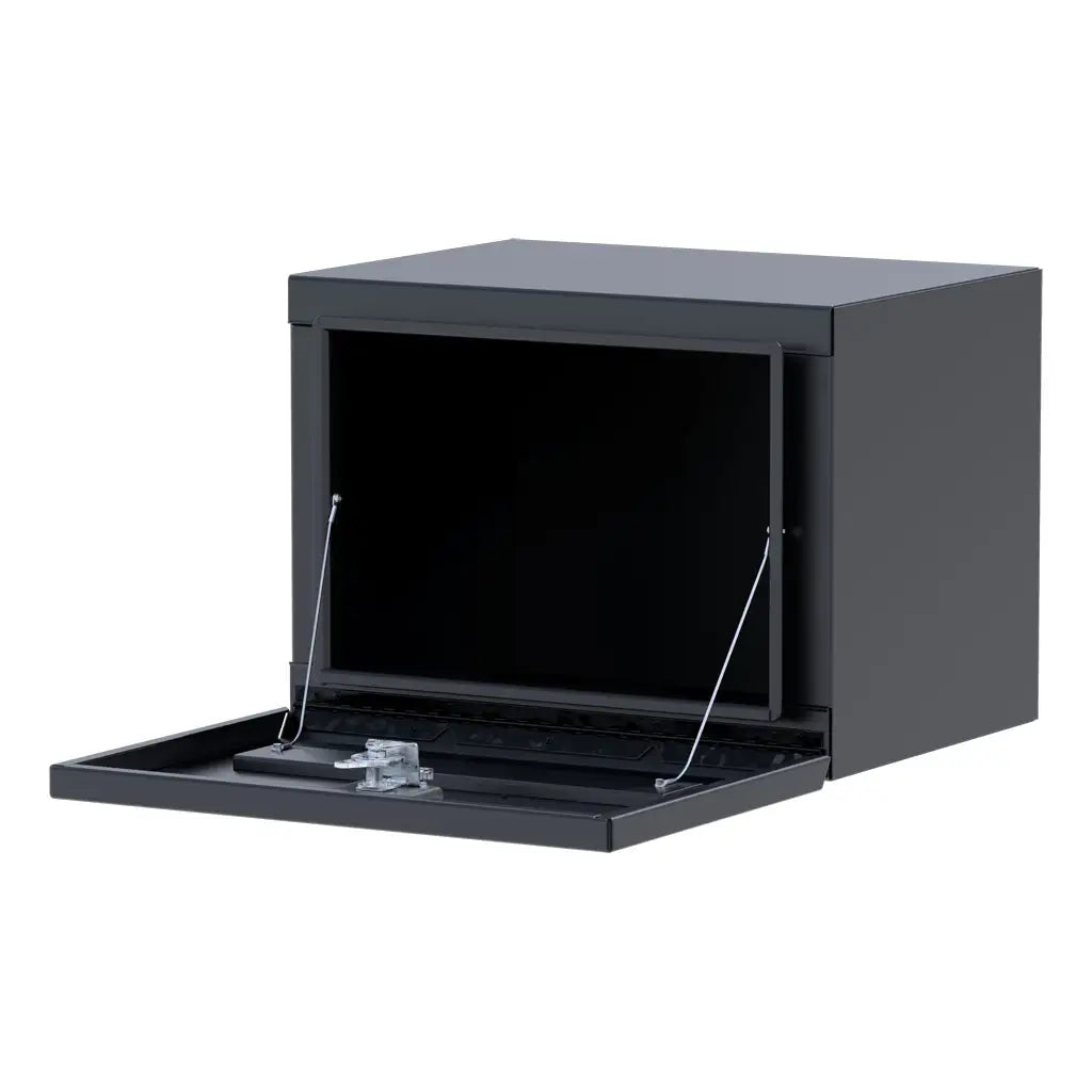 UWS/United Welding Services Matte Black Steel 24 x 18 x 18 Single-Door Underbody Tool Box (Part No. ST-TBUB-24-MB)