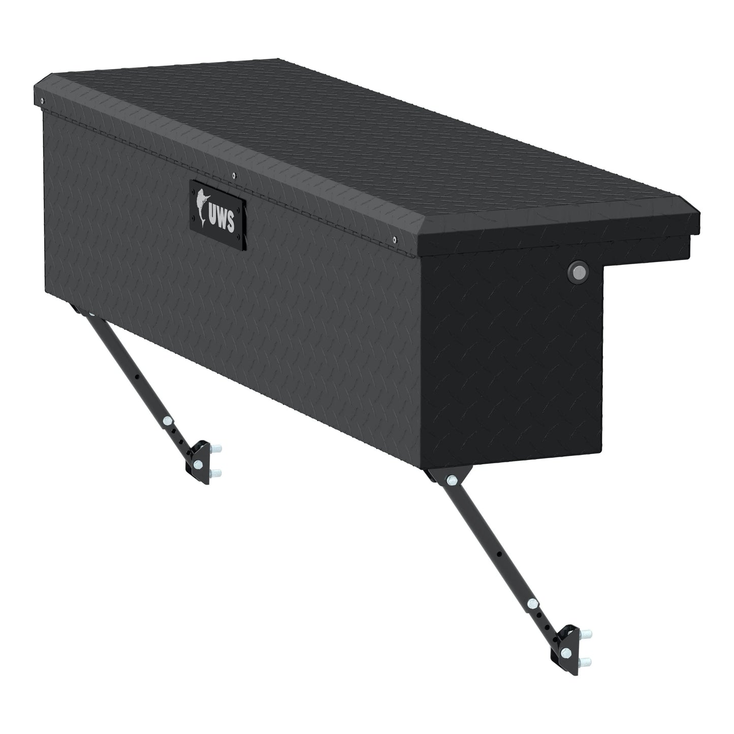 UWS EC30203-MK2 Matte Black 48" Aluminum Truck Side Tool Box with Legs