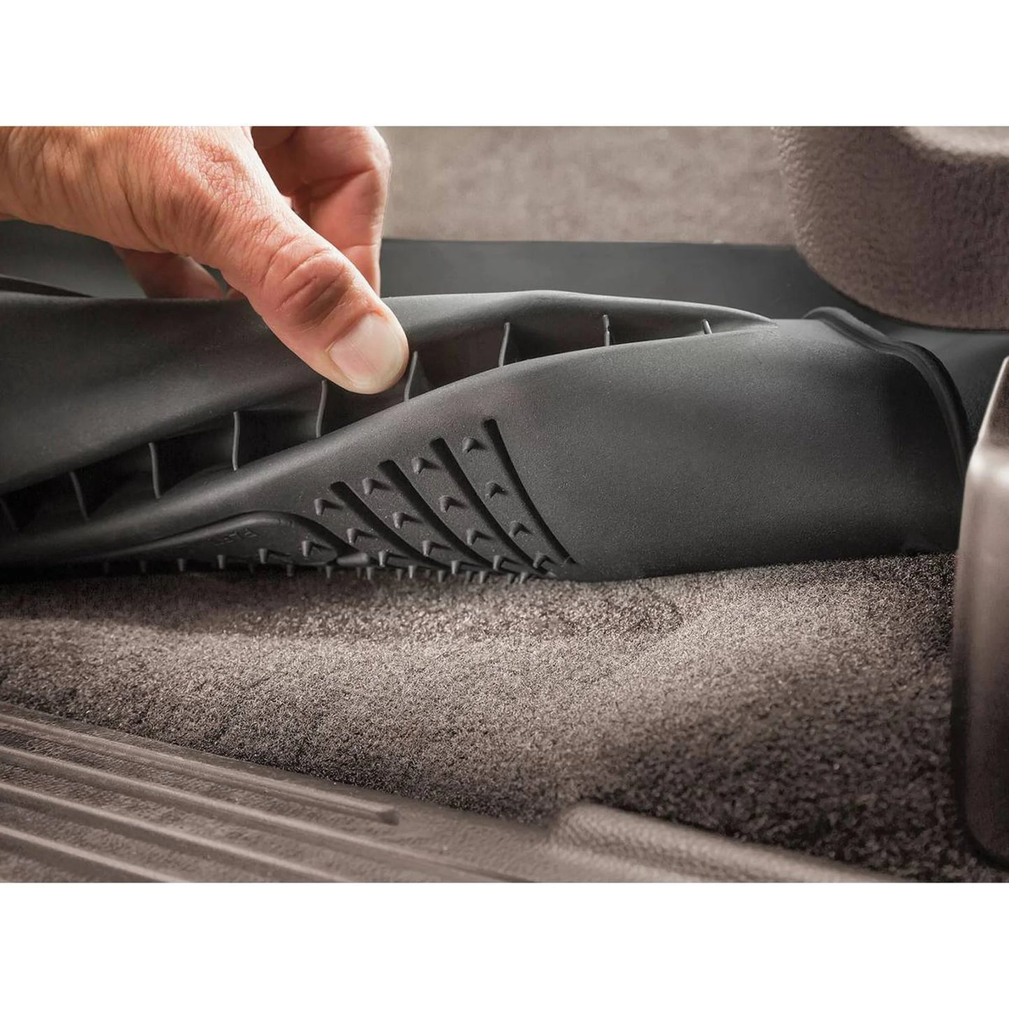 Husky Liners 78371 24 C Tacoma Hybrid Crew Cab Rear Floor Liner in Black