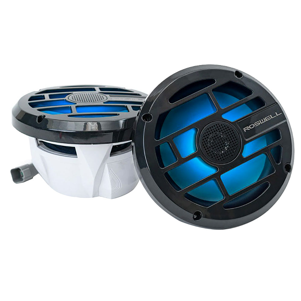 Roswell Marine R Series C920-1902 6.5-Inch Marine Speakers with Anthracite Grille