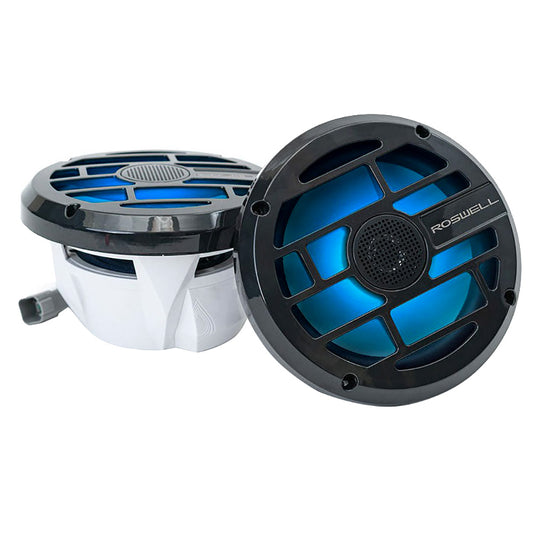 Roswell Marine R Series C920-1902 6.5-Inch Marine Speakers with Anthracite Grille