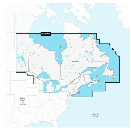 Garmin Navionics+ NSUS012R Canada, East & Great Lakes