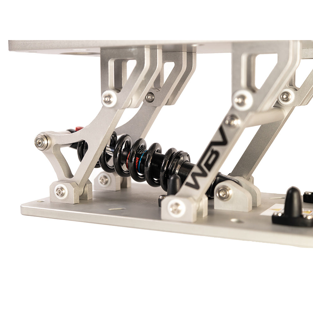 SHOCK-WBV P Series Shock Absorber Seat - DNM Silver V2