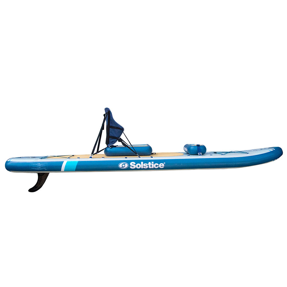 Solstice Watersports 10'6" Rambler Inflatable Stand-Up Paddleboard/Kayak 2-In-1 Kit - Part #36200 - Blue