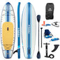 Solstice Watersports 10'6" Rambler Inflatable Stand-Up Paddleboard/Kayak 2-In-1 Kit - Part #36200 - Blue