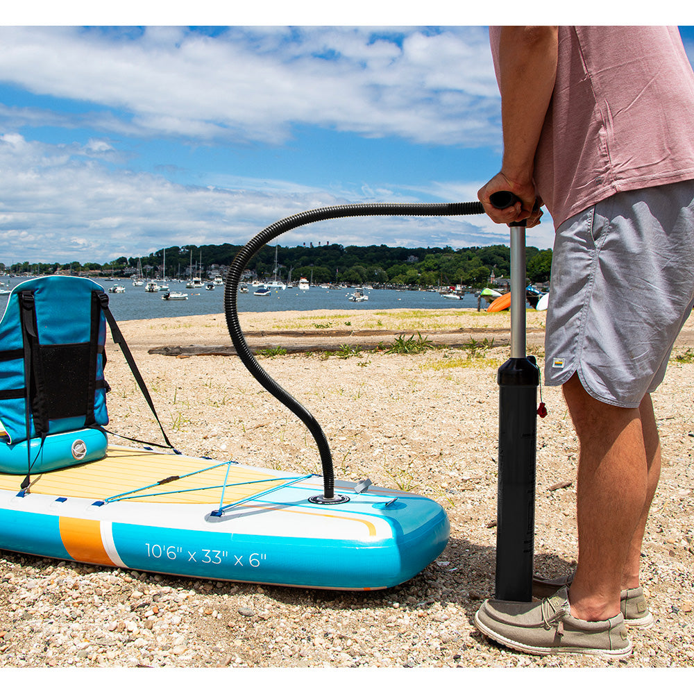 Solstice Watersports 10'6" Rambler Inflatable Stand-Up Paddleboard/Kayak 2-In-1 Kit - Thumbnail 3