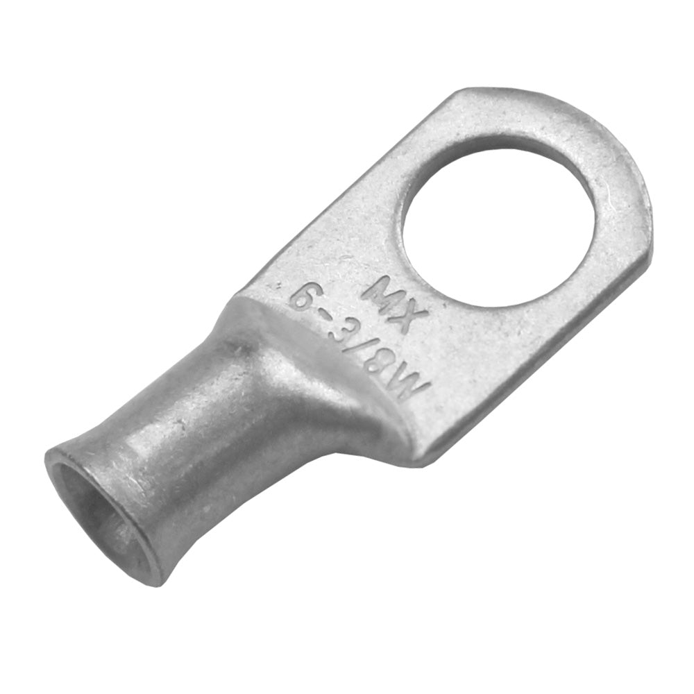 Pacer Group TAE6-38R-10 Tinned Lug 6 AWG - 3/8" Stud Size - 10 Pack