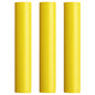 Pacer Group BEHS1-12YL-3 Battery Cable Heat Shrink Tubing - 1" x 12" - Yellow (3-Pieces)