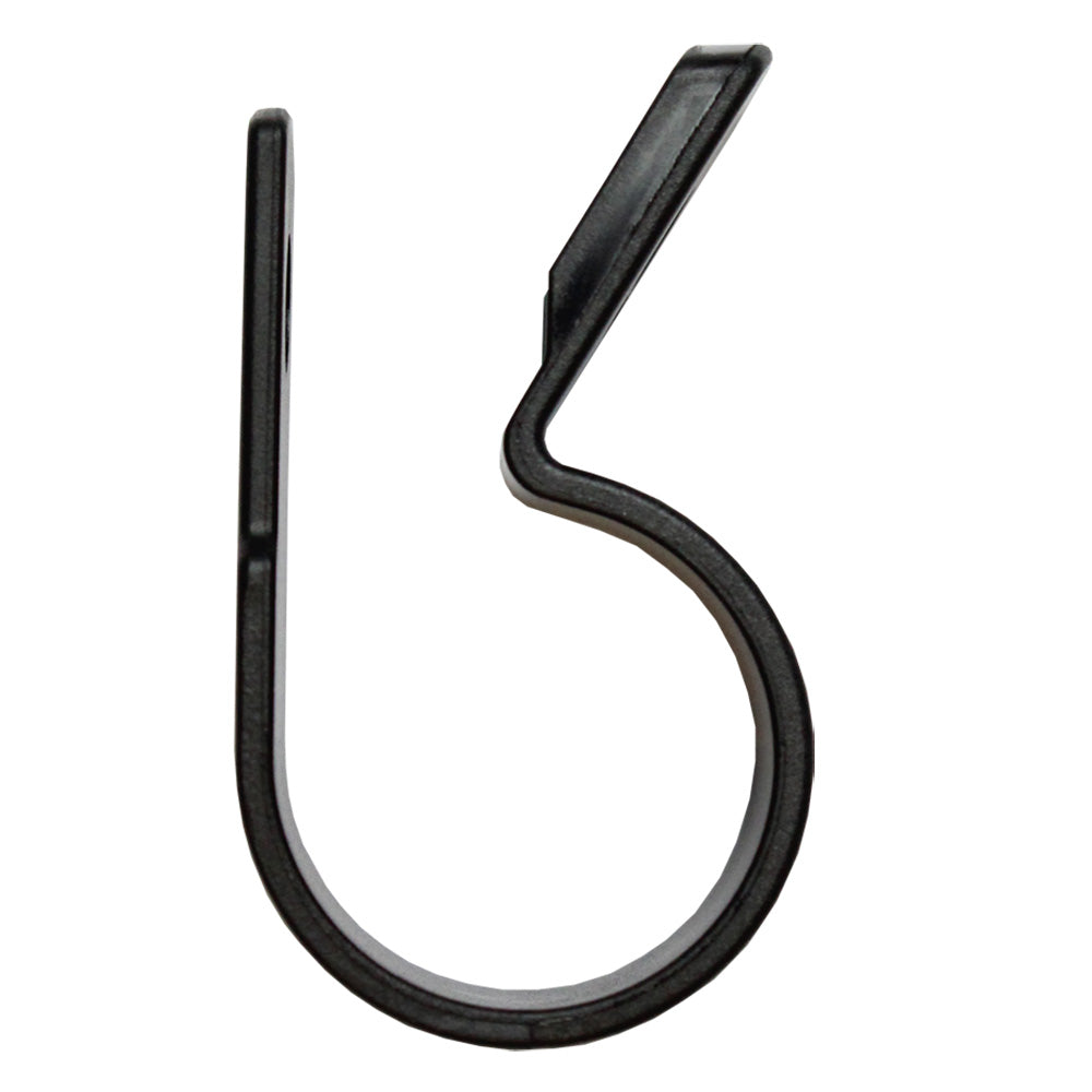 Pacer Group BCCH16-25BK UV Resistant Nylon C-Clamps - 1 Inch - Black - 25 Pack