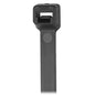 Pacer Group CT1M-100BK 4" Black Cable Tie with 18lb Tensile Strength - 100 Piece Bag