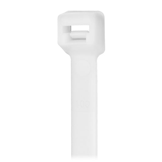 Pacer Group CT2S-100 8" Cable Tie - Natural Color - 50lb Tensile Strength - 100 Piece Bag