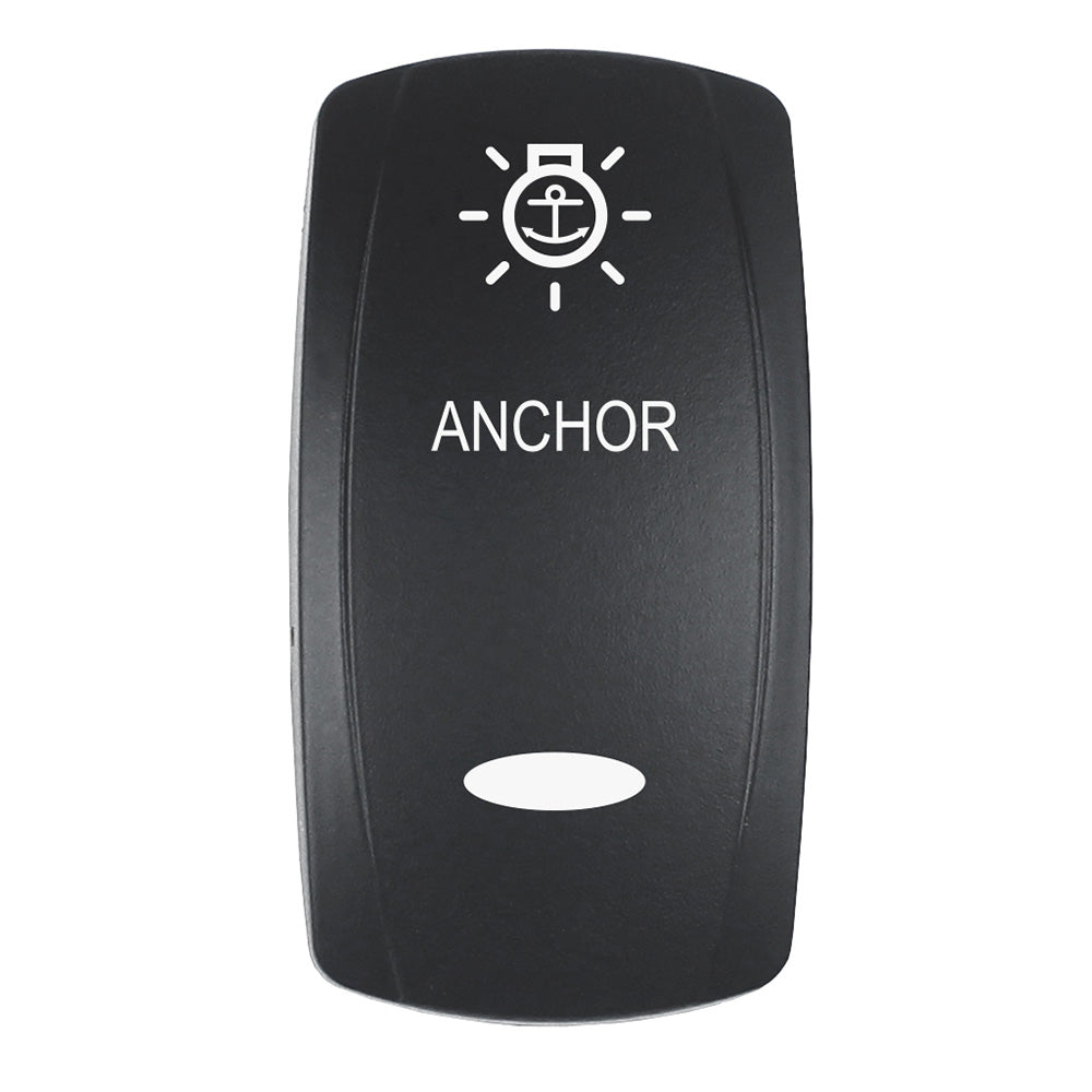 Pacer Group EV2LE-ANC Anchor Actuator for V Series Contura Switches - Black Laser Etched