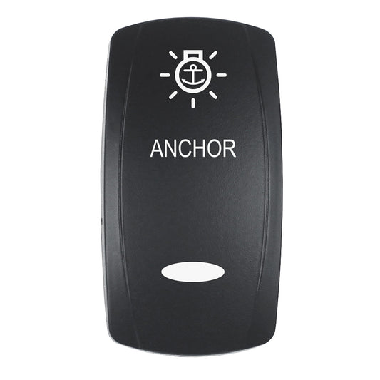 Pacer Group EV2LE-ANC Anchor Actuator for V Series Contura Switches - Black Laser Etched