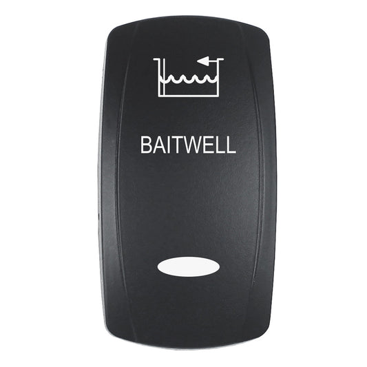 Pacer Group EV2LE-BTWL Actuator - Baitwell for V Series Contura Switches - Black Laser Etched
