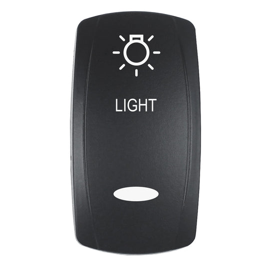 Pacer Group EV2LE-LT Actuator - Light for V Series Contura Switches - Black - Laser Etched