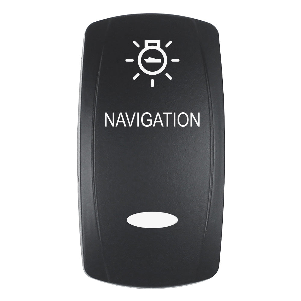 Pacer Group EV2LE-NAV Actuator - Navigation for V Series Contura Switches - Black Laser Etched