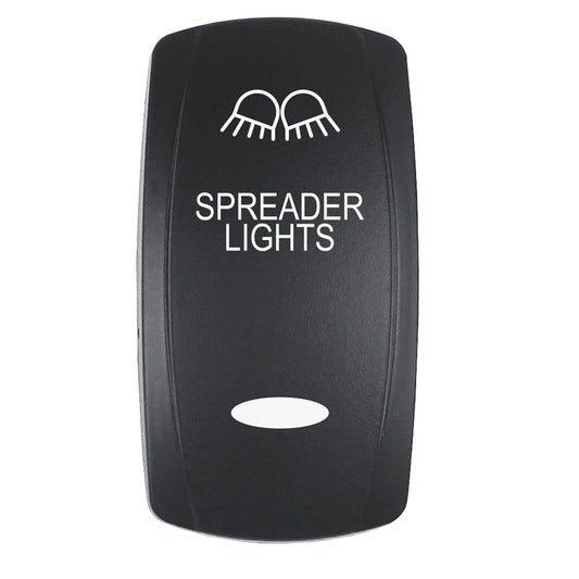 Pacer Group EV2LE-SPDR Actuator for V Series Contura Switches - Black Laser Etched Spreader Lights