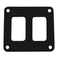 Pacer Group PSC-21-BK Switch Panel - 2 Switch & 1 Row - Black Powder Coated Aluminum